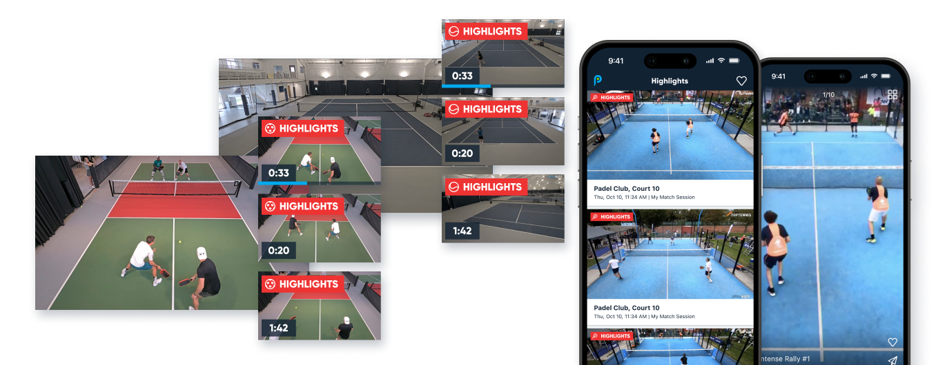 AI Highlights racquet Sports Athlete development tools and sports video analysis platform