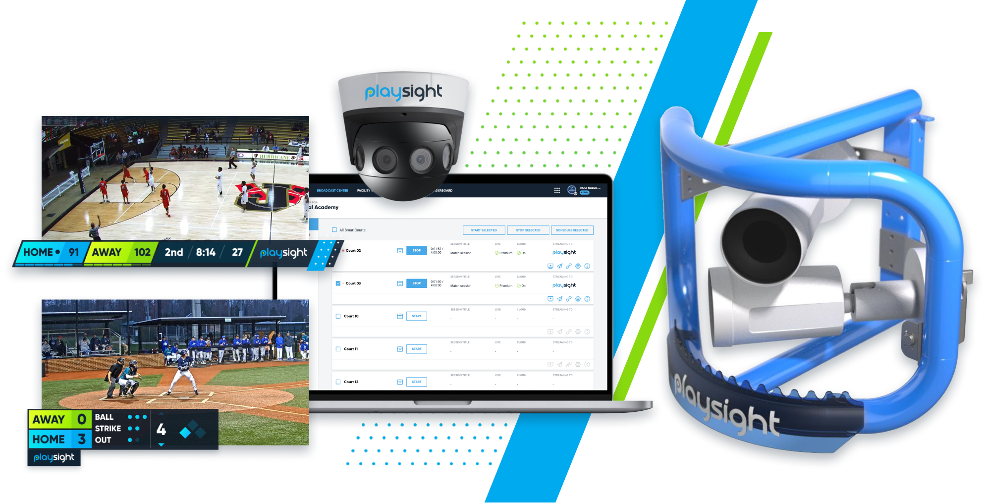 PlaySight Sports AI 56 Automatic Production and Sports AI technology